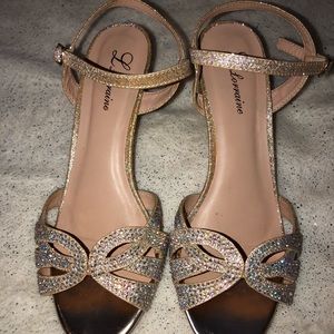 Brand new worn once prom heels